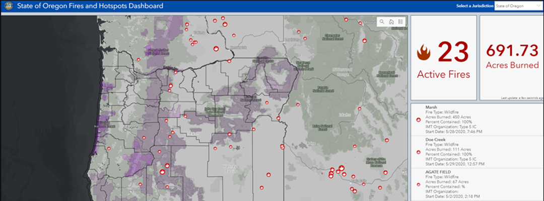 Oregon Office of Emergency Management's (OEM) Leadership Briefing Application